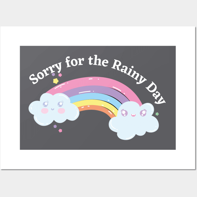 Rainbow is natures way of saying sorry for the rainy day. Wall Art by Reaisha